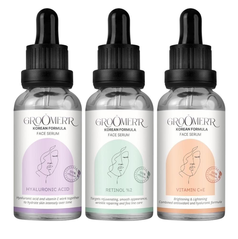 Korean Face Serum Trio Set